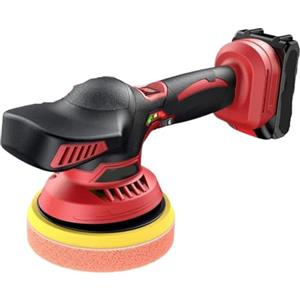 SHEHUALI Lucidatrice, Kit lucidatrice for auto senza fili da 6 pollici da 21 V, 6 velocità for la cura dell'auto, levigatura