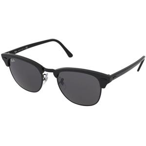 Ray-Ban Clubmaster RB3016 1305B1 | Occhiali da Sole Graduati o Non Graduati | Prova Online | Unisex | Plastica | Browline | Nero | Adrialenti