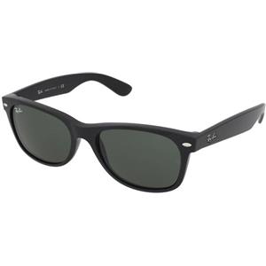 Ray-Ban RB2132 - 901L New Wayfarer | Occhiali da Sole Graduati o Non Graduati | Prova Online | Unisex | Plastica | Quadrati | Nero | Adrialenti