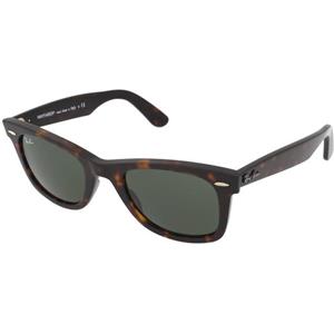 Ray-Ban Wayfarer RB2140 - 902 | Occhiali da Sole Graduati o Non Graduati | Prova Online | Unisex | Plastica | Quadrati | Marrone, Havana | Adrialenti