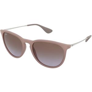 Ray-Ban Erika RB4171 - 6000/68 | Occhiali da Sole Graduati o Non Graduati | Prova Online | Unisex | Plastica | Tondi, Panthos, Ovali / Ellittici | Marrone | Adrialenti