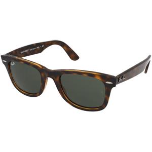 Ray-Ban Wayfarer RB4340 710 | Occhiali da Sole Graduati o Non Graduati | Prova Online | Unisex | Plastica | Quadrati | Marrone, Havana | Adrialenti