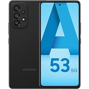 Samsung Galaxy A53 5G, Cellulare 128 GB Nero, Smartphone Android Scheda SIM Non Inclusa, Versione IT