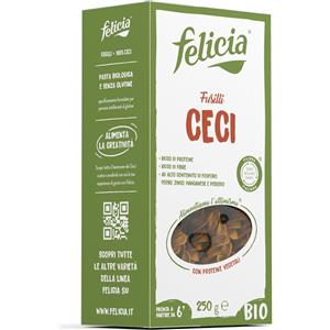 Andriani Fusilli Ceci Bio 250g - Pasta Senza Glutine Ricca di Proteine e Fibre