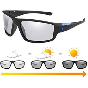 Tixiyu Occhiali da sole fotocromatici da uomo anti abbagliamento UV400 protezione occhiali da sole sportivi all'aperto per guida diurna e notturna ciclismo sci golf corsa ciclismo pesca