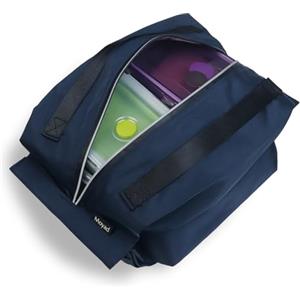 Moyad Borsa Termica Porta Pranzo Pieghevole Borsa Spesa Portatile per Uomo e Donna, Blu