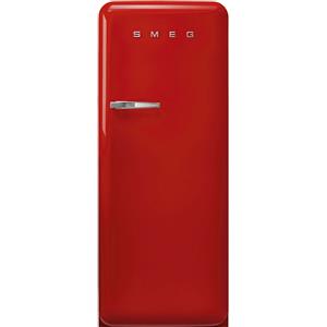 Smeg linea Anni '50 Smeg Frigorifero monoporta con cerniere a destra a libera installazione FAB28RRD6 finitura rosso da 60 cm