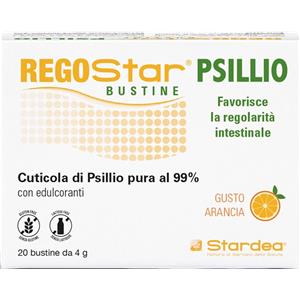STARDEA REGOStar PSILLIO - Integratore Alimentare per Regolarità Intestinale, 20 Bustine da 4g