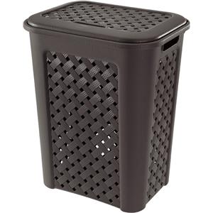 TONTARELLI Portabiancheria Arianna 30L - Plastica Resistente, Design Traforato, Colori Assortiti