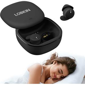 LOBKIN Cuffie Per Dormire, Cuffie Antirumore Per Dormire,Mini Auricolari Invisibili Bluetooth 6.0 In Silicone Liquido,Auricolari Per Dormire, Adatte Per Sport, Yoga e Viaggi