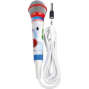 Bontempi | KeyTune Mic - Microfono Unidirezionale a Condensatore per Tastiere Giocattolo, Rosso