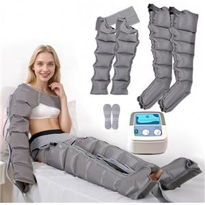 LQJHDM Massaggiatore pressoterapia per casa gambe braccia | professionale stivali pressoterapia gambe | 6 cavità pressoterapia per casa massaggiatore piedi e gambe (2 braccia + 2 gambe)