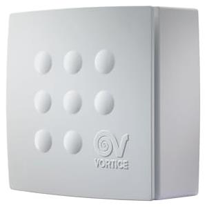 Vortice MICRO 80 - Aspiratore Centrifugo da Condotto per Sistemi di Ventilazione Meccanica Controllata, Diametro 80 mm, Motore a 2 Velocità con Girante Centrifuga, IPX4-23,9x19,5x19,7 cm