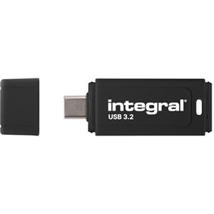 Integral Chiavetta USB 3.2 Gen 1 da 64 GB, ad alta velocità, tipo C/USB 3.1/3.0, lettura 150 MB/s, scrittura 30 MB/s, plug-and-play, archiviazione portatile per PC, Mac, laptop