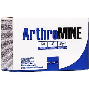 Yamamoto Nutrition ArthroMINE® - Integratore con Glucosamina, MSM e Acido Ialuronico - 120 Compresse