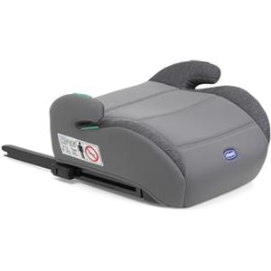 Chicco Quasar Fix i-Size, Seggiolino Auto Bambini 7-12 Anni (126-150 cm), Peso 23-36 kg, Gruppo 3, Facile da Installare con Sistema Isofix, con Braccioli Imbottiti e Seduta Confortevole, Grigio