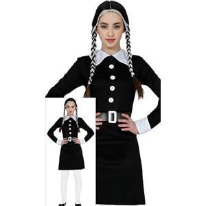 FIESTAS GUIRCA Costume Classico di mercoledì per Adolescente
