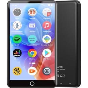joliker Lettore MP3 da 96 GB con Bluetooth 5.0 e WiFi, MP3 Android 13 Spotify con Audible, Deezer, App Play Store, Touch Screen da 4,02 Pollici, Mp3 e Mp4 Musicale Lettore con Altoparlanti, MP4 per Bambini