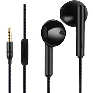 GAMURRY Auricolari, Cuffiette, Auricolare, Cuffie sportive, Resistente al Sudore, Isolamento del Rumore, Alta Qualità del Suono, Bassi Potenti, per Sansung,Xiaomi,Sony,Huawei etc (Nero) (3.5mm)