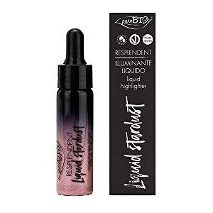 PUROBIO Illuminante Resplendent Liquid Stardust, 03 Rosa - 12 Ml