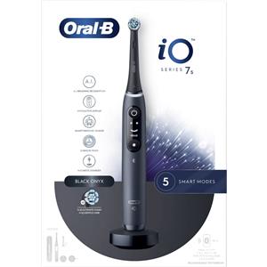 PROCTER & GAMBLE SRL Oral-B iO 7S Nero Spazzolino Elettrico Ricaricabile con 2 Testine e Custodia