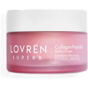 Clinicalfarma Lovren Superb Collagen Peptide Crema Viso Rimpolpante 50ml - Rimpolpante e Ridensificante per una Pelle Giovane e Levigata