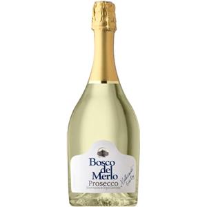 Bosco del Merlo Prosecco Millesimato DOC Extra Dry 2022 - Vino Giallo Paglierino con Note di Pera e Mela Verde
