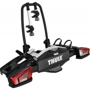 Thule VeloCompact 13-pin - Portabiciclette da gancio traino per 2 bici, compatibile con e-bike, design richiudibile