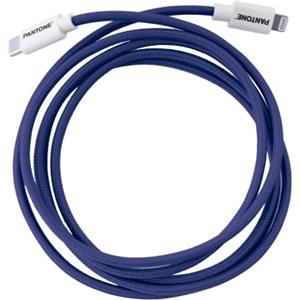 Celly Cavo USB-C a Lightning 1,5 m 60W Compatibile Apple con Rivestimento in Nylon Blu