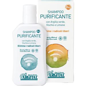 Argital Shampoo Purificante 250ml - Con Argilla Verde, Vischio e Limone per capelli splendenti e leggeri