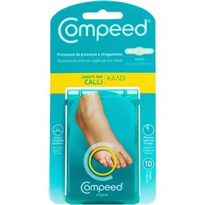 Compeed Cerotti per Calli Medio - 10 Pezzi, Protezione e Comfort Duraturi
