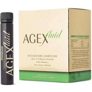 BIONATIVA SpA Pharcos Agex Fluid Integratore Per La Bellezza Della Pelle 15 Flaconcini Da 25ml