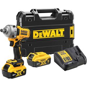 DeWalt DCF891P2T - Chiave ad Impatto 18V, 812Nm, 2 Batterie 5Ah, Maletín TSTAK