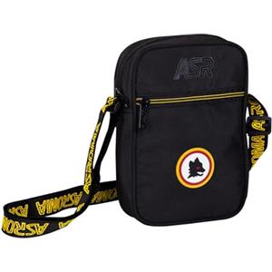 Seven Borsa AS ROMA per ragazzi, Tracolla regolabile, Tasca frontale, Bambino, Ragazzo, Calcio, Prodotto ufficiale, Idea regalo