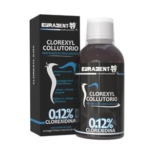 Curadent Clorexyl 0,12% - Collutorio alla Clorexidina 250 ml per Disinfezione Orale