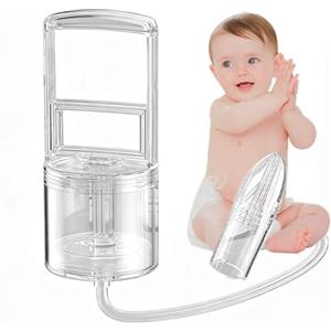 YAZWUR Aspiratore Nasale Manuale per Bambini, Pulitore Nasale Portatile, Pompetta in Silicone Morbido, Aspiratore Nasale da Viaggio