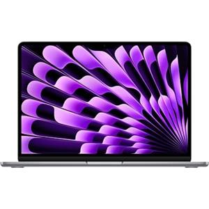 Apple laptop MacBook Air 13 con chip M3 (2024): display Liquid Retina 13,6, memoria unificata 8GB, archiviazione SSD 256GB, videocamera FaceTime HD 1080p, Touch ID; Grigio siderale