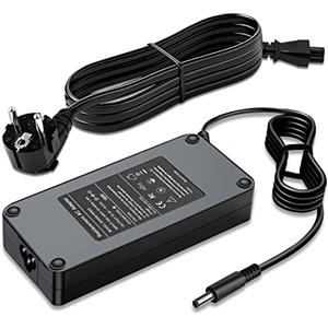 Tuvoyo Adattatore AC da 180 W, compatibile con Dell Dock WD19 K20A001 D6000 D6000S Docking Station Business Monitor Doc k WD15 K17A001 Thunderbolt Dock WD19TB WD19TBS TB15 TB16 TB18DC K16A K16A001 Caricatore