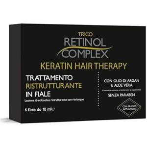 Generico Trattamento Anticaduta in Fiale Retinol Complex - Azione Rinforzante e Stimolante con Mentolo, Eucalipto e Balsamo Fioravanti - Capelli Deboli e Tendenti alla Caduta 6x10ml (Ristrutturante)