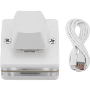 Wrtysully Tastiera da Gioco RGB Mini 1 Tasto OSU Tastiera per Disegno Photoshop Tastiera per Programmazione Macro Tastiera Meccanica, Gambo Rosso