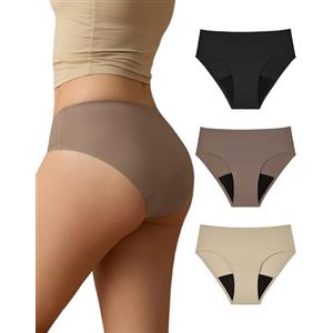 SHARICCA Biancheria intima periodica Forte sanguinamento 40 ML assorbenza periodi biancheria intima traspirante a prova di perdite mestruale mutande slip donna, multicolore, M