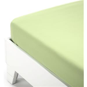 Caleffi Lenzuolo Inferiore Jersey Piazza e Mezza in Cotone 100% Menta - Comfort e Stile per la Tua Camera