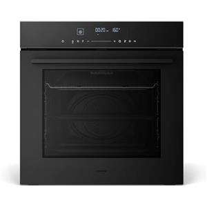 Klarstein Velaire Forno da Incasso 60 cm - 74L, 13 Funzioni, Forno Elettrico Ventilato, Classe A+, Touch, Triplo Vetro, Timer Digitale, Facile da Pulire, Design Minimalista, Nero