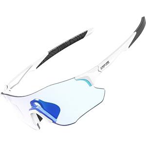 KAPVOE Occhiali da Sole Ciclismo Fotocromatici Uomo Donna Sportivi Trasparenti Bici Mountain Bike MTB Bicicletta