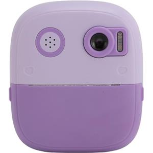 OEBUAFI Macchina Fotografica per Bambini Macchina Fotografica a Stampa Istantanea Schermo HD da 2,4 Pollici con Messa a Fuoco Automatica a Doppio Obiettivo per Ragazze e Ragazzi (PURPLE)