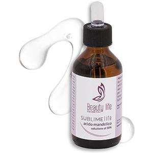 Beauty Life Cosmetici Acido Mandelico 30% Peeling Professionale per Viso e Corpo, AHA, Esfoliante, Illuminante, Antiossidante, Rigenerante, Riduce le Rughe, Made in Italy, 100 ml
