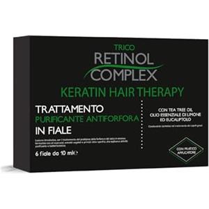 Generico Trattamento Anticaduta in Fiale Retinol Complex - Azione Rinforzante e Stimolante con Mentolo, Eucalipto e Balsamo Fioravanti - Capelli Deboli e Tendenti alla Caduta 6x10ml (Purificante)