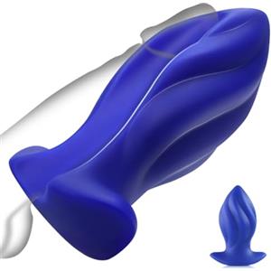 Sexwula Plug Anale per Uomo, Plug Anale in Silicone Cavo XXL 6,5 cm con Design a Tunnel, Compatibile con Vibratori e Vibratori per Il Pene, Giocattolo Stimolante per Il Massaggio Alla Prostata per Coppie