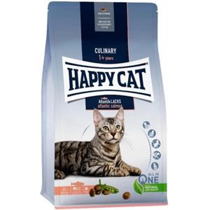 Happy Cat Culinary Adult Salmone - Cibo Secco per Gatti Adulti con Salmone e Piselli - 300 g