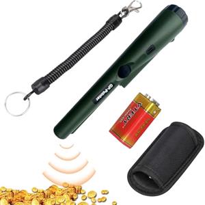 Frogetu Metal Detector,Impermeabile Pinpointer Metal Detector,Rilevatore di Metalli Portatile,Localizzatore Puntatore di Metallo,per Caccia di Oro Tesoro